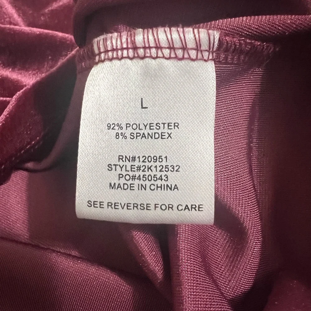 Olive & Oak Sleeveless Velvet Mock Neck Top -   Dusty Rose Mauve - Picture 6 of 7